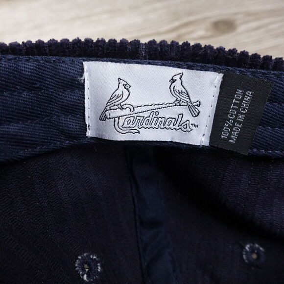 ST LOUIS CARDINALS SGA STADIUM GIVEAWAY CORDUROY BLUE BASEBALL HAT CAP - Picture 8 of 8